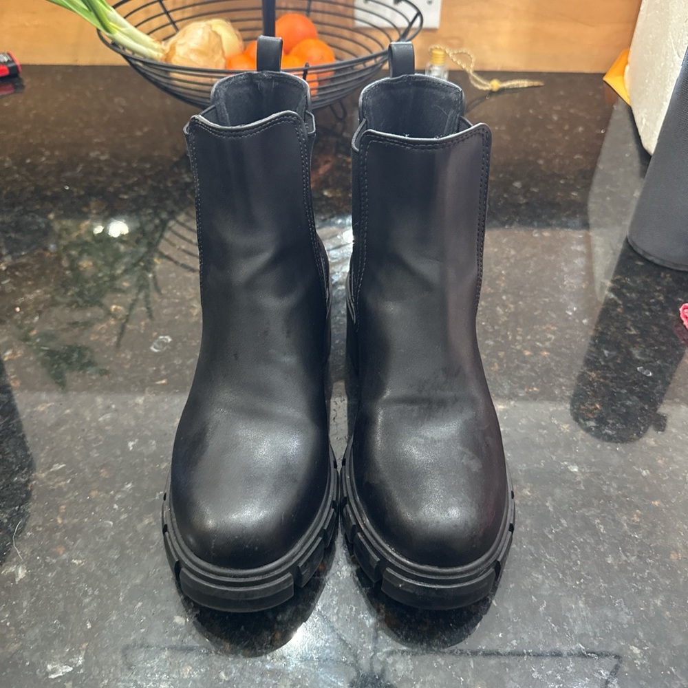 Madden Girl Black Ankle Booties